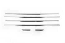 Kia Sportage 2004-2010 Encadrement de vitres inox (6 pcs) OmsaLine - Inox Italien photo 3