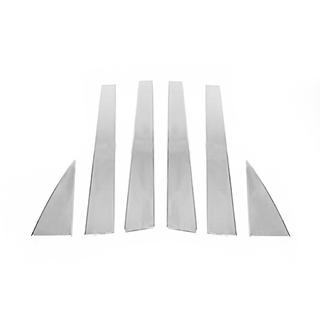 Couvre-montants en acier inoxydable (6 pcs) Kia Sportage 2004-2010 photo 2