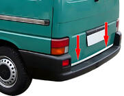 Volkswagen T4 Transporter 1990-2003 Seuil de coffre inox OmsaLine, Hayon - 1 porte photo 1