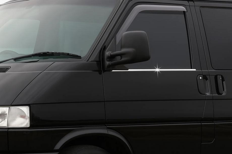Volkswagen T4 Transporter 1990-2003 Encadrement extérieur de vitres (2 pcs, inox) Image