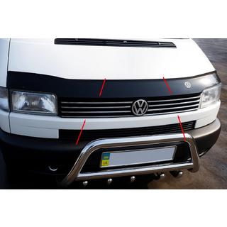 Couvre-Calandre Chromés Capot Droit (8 pcs, Inox) Volkswagen T4 Transporter 1990-2003 photo 1