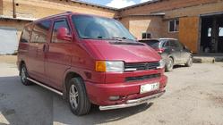 Volkswagen T4 Transporter 1990-2003 Barre frontale double ST014 (inox) photo 5