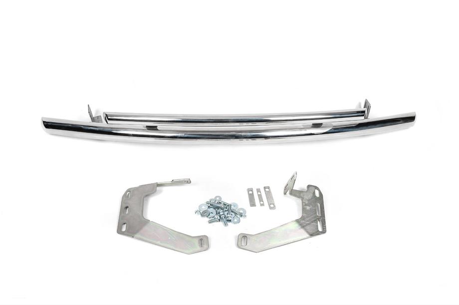 Volkswagen T4 Transporter 1990-2003 Barre frontale double ST014 (inox) 60/42mm Photo 3