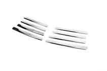 Volkswagen T4 Caravelle/Multivan 1990–2003 Caches de calandre chromés Capot incliné (8 pcs, inox) photo 3
