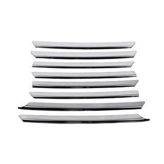 Caches de calandre chromés Capot incliné (8 pcs, inox) Volkswagen T4 Caravelle/Multivan 1990–2003 photo 4