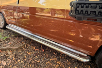 Volkswagen T4 Caravelle/Multivan 1990–2003 Marchepieds Latéraux Premium (2 pcs, Inox) d60, Empattement long photo 9
