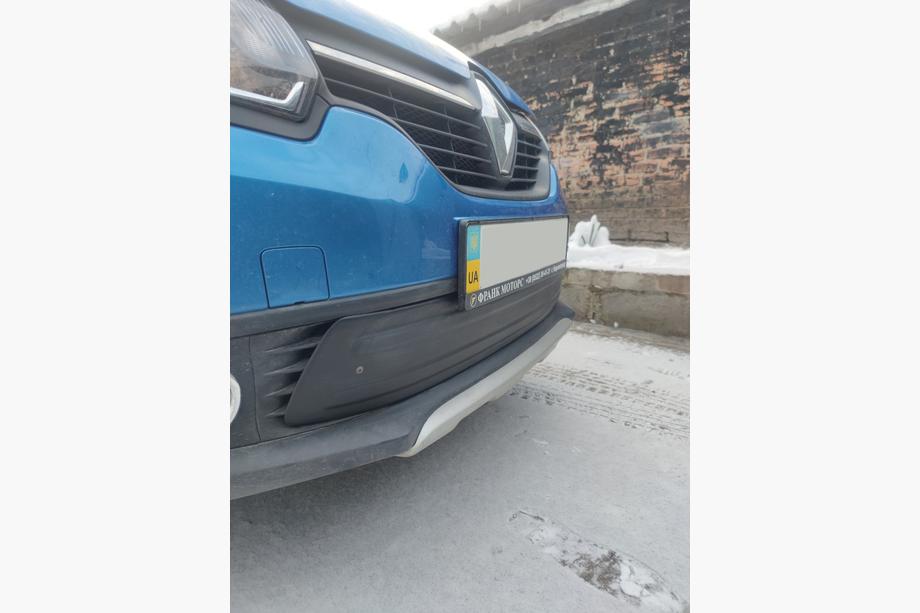 Renault Sandero 2013-2022 Cache inférieur de calandre hiver (2013-2017) Mat Photo 5
