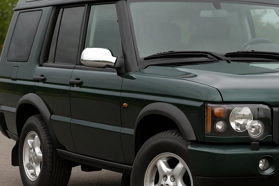 Land Rover Discovery II 1998-2004 Couvre-Rétroviseurs (2 pcs, Acier Inoxydable) OmsaLine - Inox Italien Photo 1