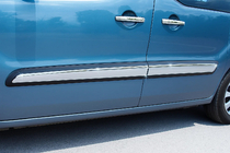 Citroen Berlingo 2008-2018 Moulures de Portes Acier Inoxydable (4 pcs) Carmos - Acier Inoxydable Turc photo 1