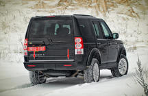 Land Rover Discovery III 2004–2009 Baguette de coffre inox photo 1