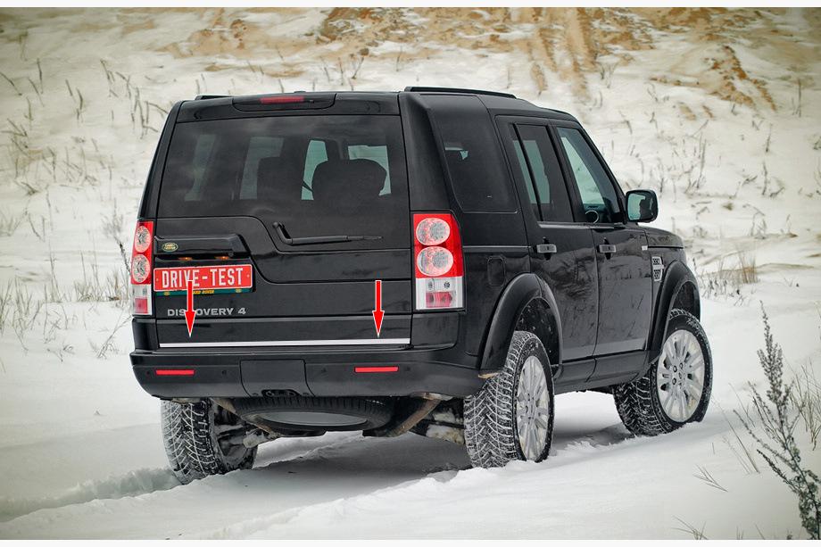 Land Rover Discovery III 2004–2009 Baguette de coffre inox Image