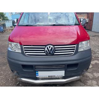 Couvre-grille chromés (8 bandes, inox) Volkswagen T5 Transporter 2003-2010 photo 3