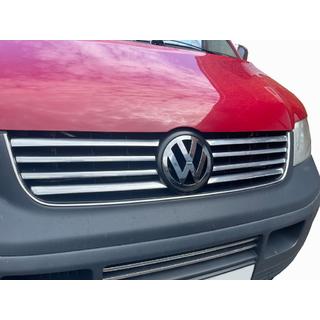 Couvre-grille chromés (8 bandes, inox) Volkswagen T5 Transporter 2003-2010 photo 1