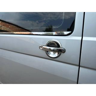 Encadrement de Vitres (2 pcs, Acier Inoxydable) Volkswagen T5 Transporter 2003-2010 photo 3
