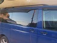 Volkswagen T5 Transporter 2003-2010 Barres de Toit Noires Base longue, pieds en plastique photo 17