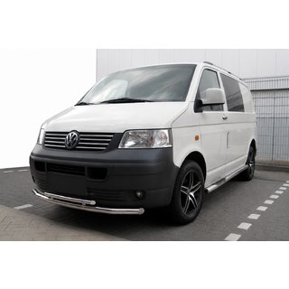 Protection Avant ST014 (Inox) Volkswagen T5 Transporter 2003-2010 photo 1