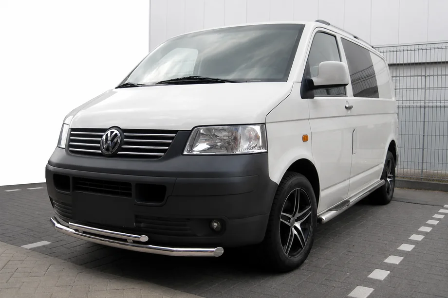 Volkswagen T5 Transporter 2003-2010 Protection Avant ST014 (Inox) Photo 1
