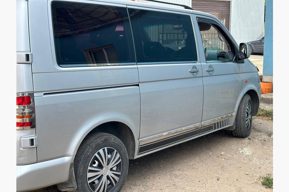Volkswagen T5 Caravelle 2004-2010 Moulures de Portes Acier Inox Chromé 1 Porte, Longue, Carmos - Acier Turc Photo 18