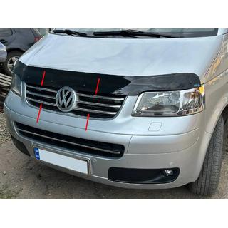 Couvre-Calandre Chromés (6 pcs, Acier Inoxydable) Volkswagen T5 Caravelle 2004-2010 photo 1