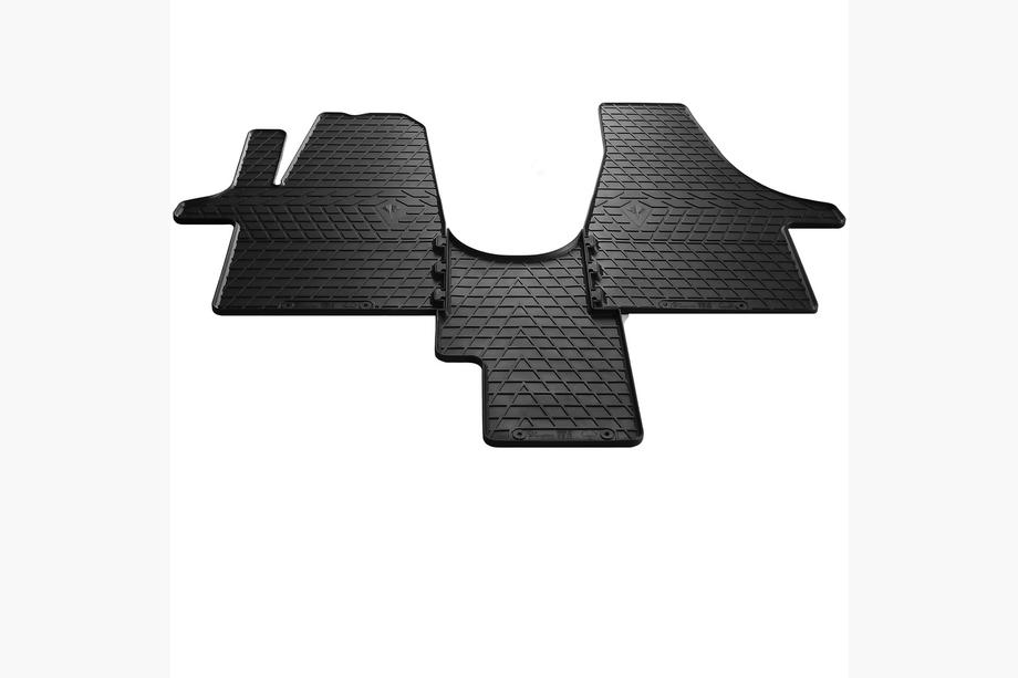 Volkswagen T5 Caravelle 2004-2010 Tapis en caoutchouc (3 pcs, Stingray) Pour banquette 2↗1 Image