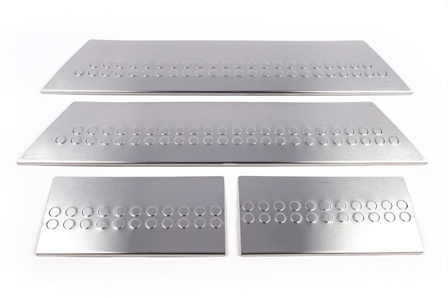 Volkswagen T5 2010-2015 Seuils de porte intérieurs Carmos inox 3 Portes, Transporter Photo 8