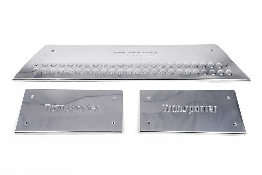 Volkswagen T5 2010-2015 Seuils de porte intérieurs Carmos inox 3 Portes, Transporter Photo 2
