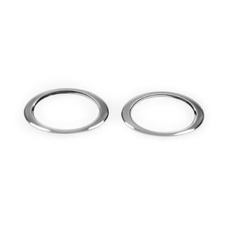 Entourages de phares antibrouillard (2 pcs, inox) photo 3