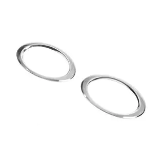 Entourages de phares antibrouillard (2 pcs, inox) photo 4
