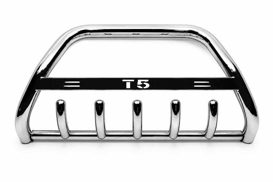 Volkswagen T5 2010-2015 Pare-buffle WT003 (Inox) 60 mm, avec inscription Photo 5
