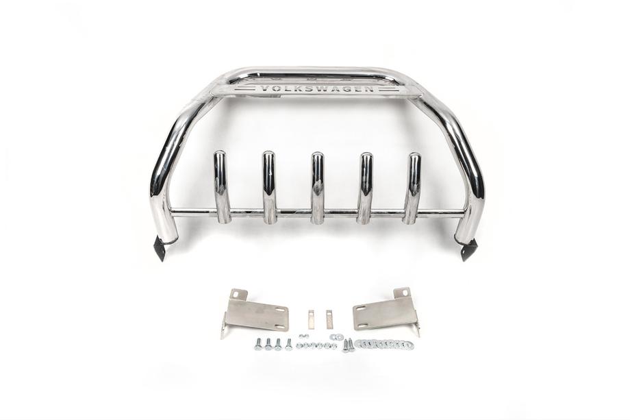 Volkswagen T5 2010-2015 Pare-buffle WT003 (Inox) 60 mm, avec inscription Photo 3