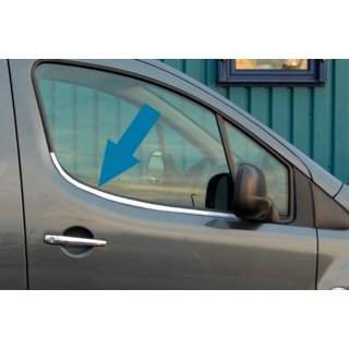 Encadrement de Vitres (2 pcs, Acier Inoxydable) photo 1