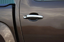 Volkswagen Amarok 2010-2022 Couvre-poignées de Porte Chromés (4 pcs, Acier Inoxydable) photo 3