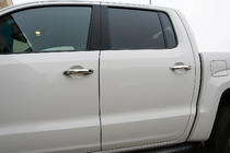 Volkswagen Amarok 2010-2022 Couvre-poignées de Porte Chromés (4 pcs, Acier Inoxydable) photo 1
