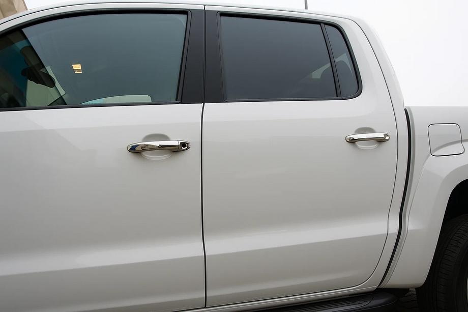 Volkswagen Amarok 2010-2022 Couvre-poignées de Porte Chromés (4 pcs, Acier Inoxydable) Image