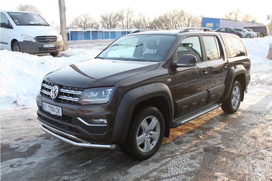 Volkswagen Amarok 2010-2022 Protection Avant ST017 (Inox) 60 x 42 mm Photo 6