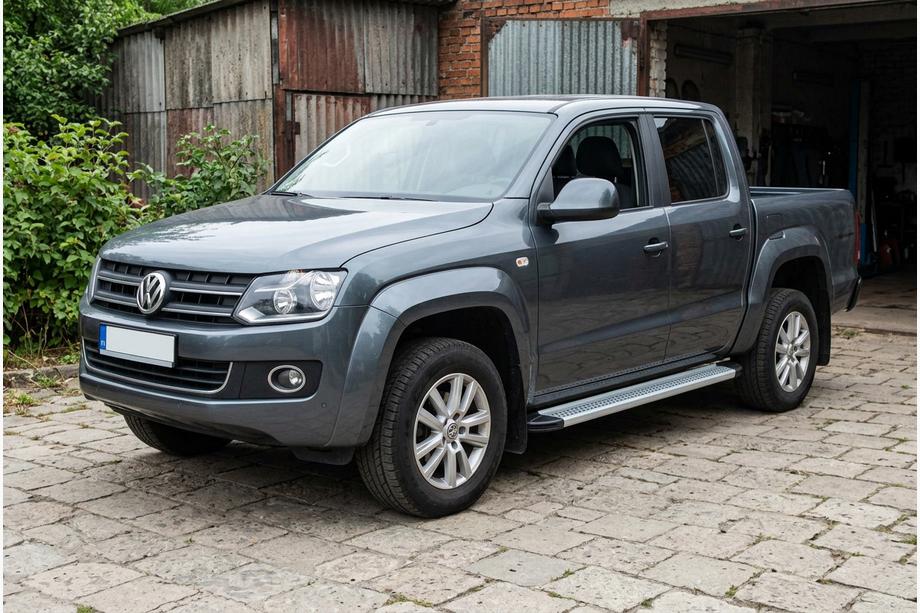 Volkswagen Amarok 2010-2022 Marchepieds Latéraux Maya V2 (2 pcs, Aluminium) Image