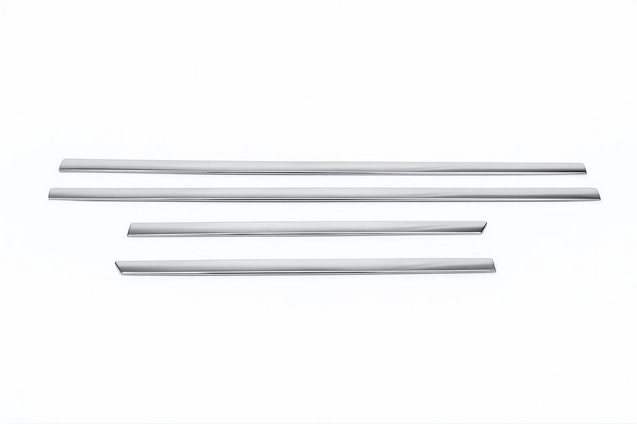 Volkswagen Golf 4 1997-2006 Moulures de Portes Acier Inoxydable (4 pcs) OmsaLine - Inox Italien Photo 3