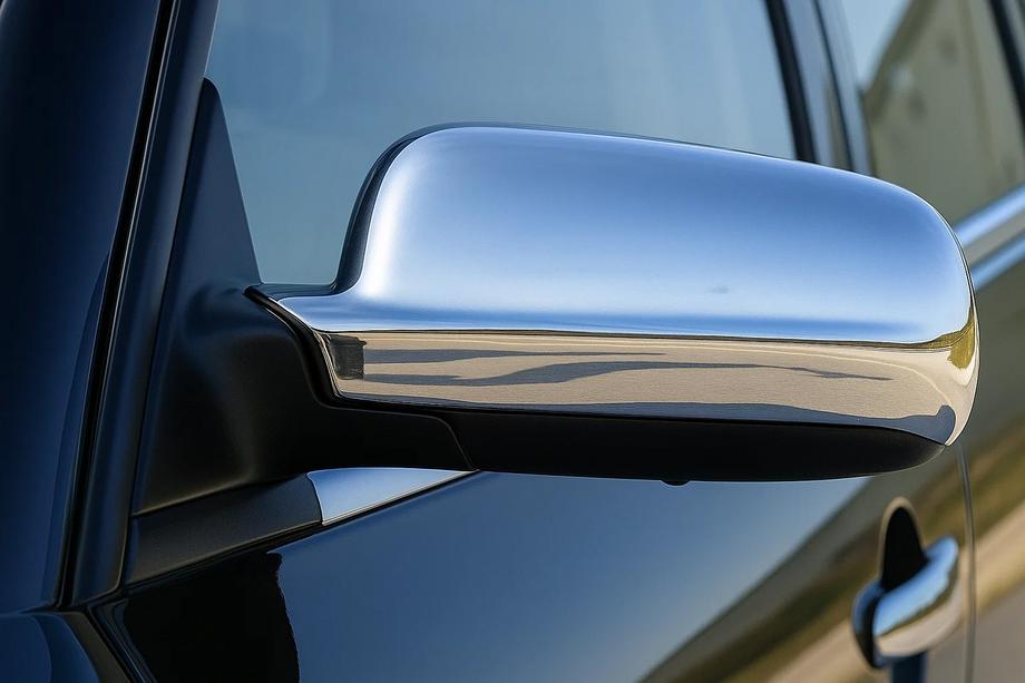 Volkswagen Passat B5 1997-2005 Coques de Rétroviseurs 1996-2003 (2 pcs) Plastique Chromé Photo 3