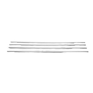 Moulures de Vitres (4 pcs, Inox) Volkswagen Golf Plus 2004-2014 photo 2