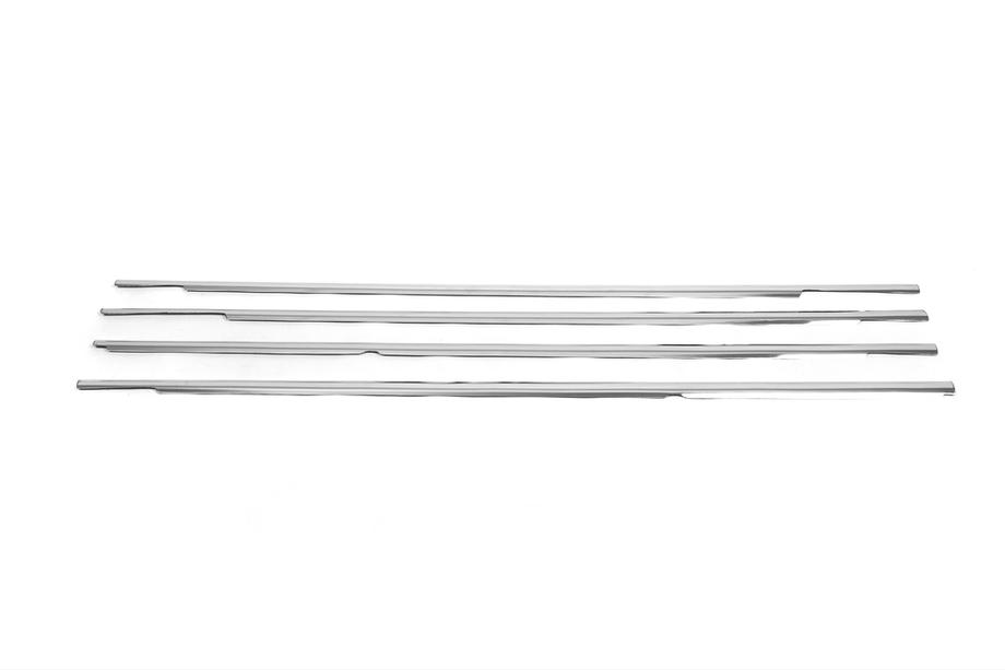 Volkswagen Golf Plus 2004-2014 Moulures de Vitres (4 pcs, Inox) Photo 2