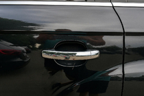Volkswagen Touareg 2002–2010 Couvre-poignées de Porte Chromés (4 pcs, Acier Inoxydable) Sans puce, OmsaLine - Acier Inoxydable Italien photo 5