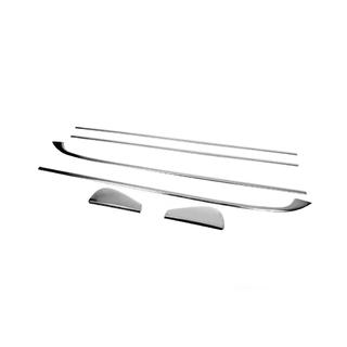 Baguettes inférieures de vitres (HB, 6 pcs, inox) Renault Megane III 2009-2016 photo 3