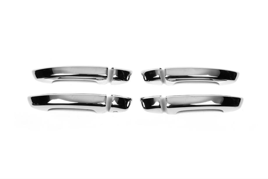 Volkswagen Touareg 2010-2018 Couvre-poignées Chromés (4 pcs, Acier Inoxydable) OmsaLine - Inox Italien Image