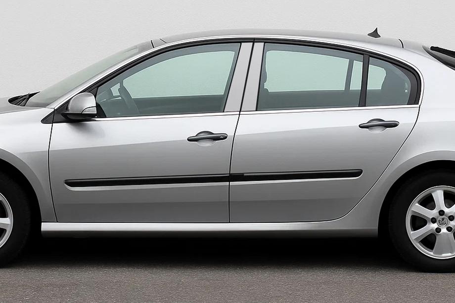 Renault Laguna 2007-2015 Enjoliveurs de Montants de Porte en Acier Inoxydable (4 pcs) Image