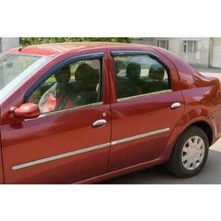 Moulures de portes inox (4 pcs) Dacia Logan I 2005-2008 photo 4