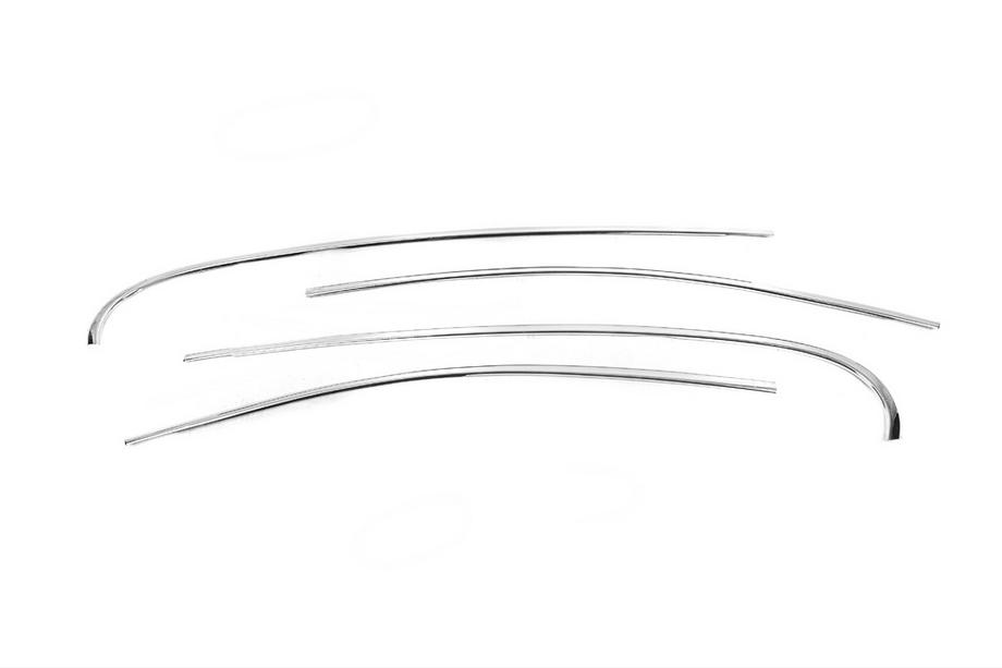 Renault Fluence 2009-2016 Encadrement supérieur de vitres inox (4 pcs) Photo 2