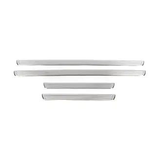 Seuils de porte intérieurs inox Carmos (4 pcs)