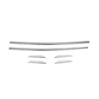 Caches de calandre de pare-chocs 2007-2015 (6 pcs, inox) Renault Trafic 2001–2015 photo 2