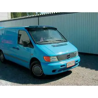 Casquette de pare-brise (noir brillant, 5mm) Mercedes Vito W638 1996-2003 photo 4