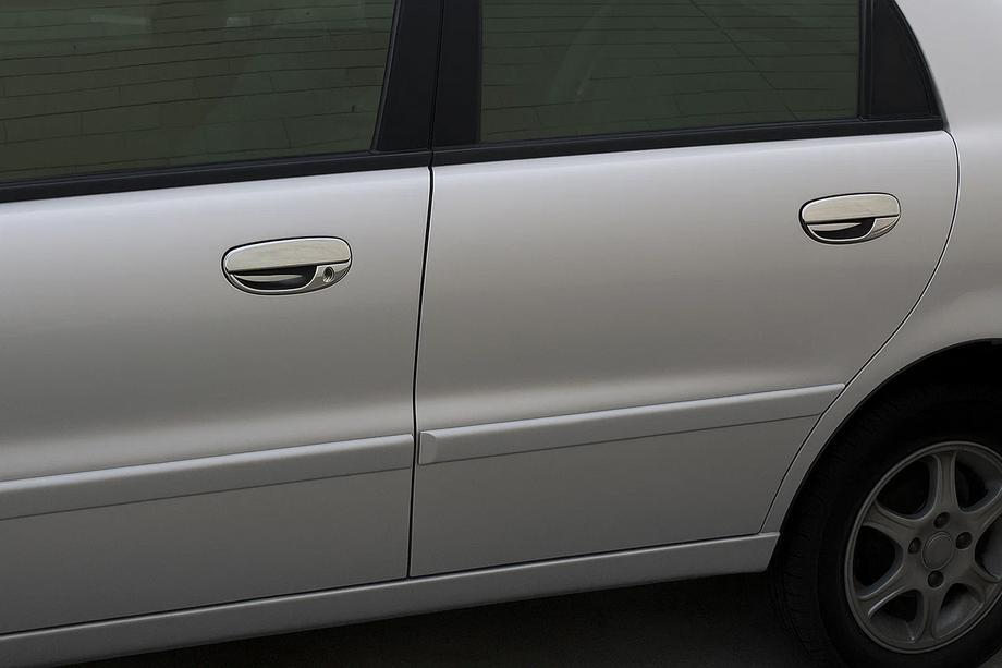 Daewoo Lanos 1998-2017 Couvre-poignées chromés (8 pièces) Acier Inox Poli Photo 2